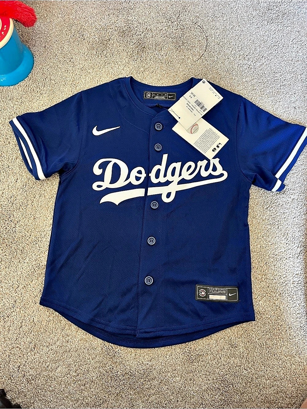 Nike Los Angeles Dodgers jersey Dodgers Jersey Blue & White Size Medium NWT